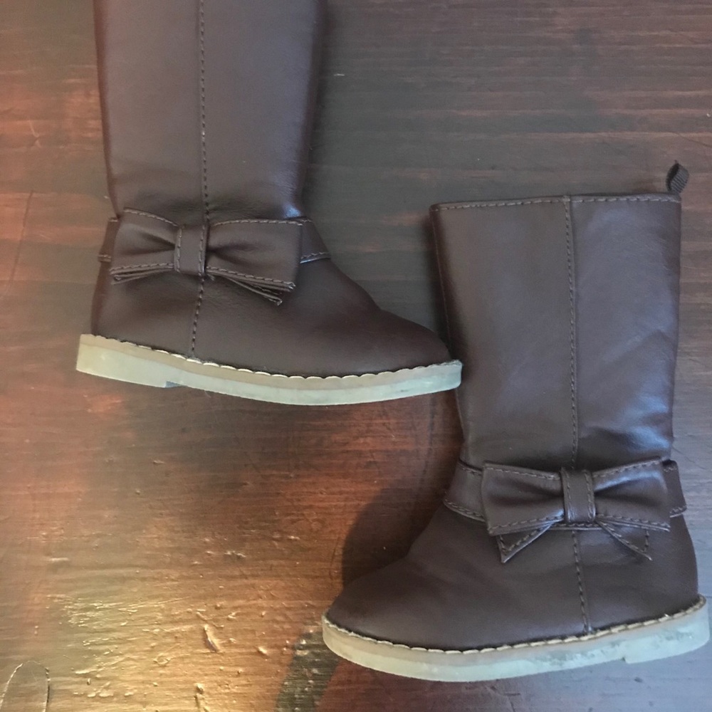 Cute Brown Toddler Gap Boots